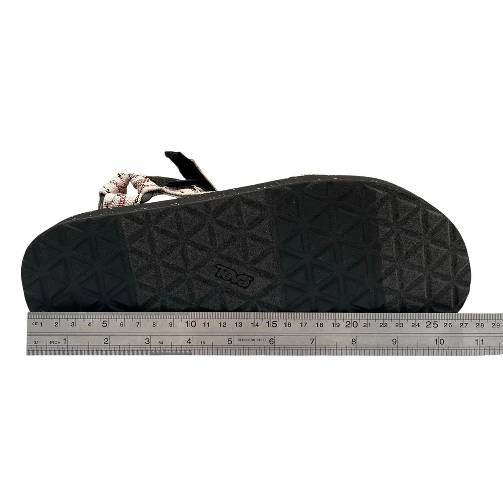 Teva Men's Universal Reloop Sport Adjustable Sandal Size 10 Natural Black Beige